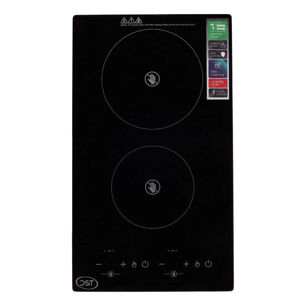 اجاق برقی 2 شعله DST فن دار پلاس (T2V-02)