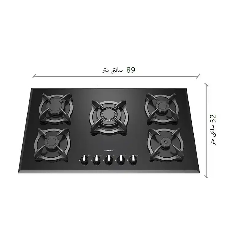 اجاق گاز شیشه ای رابیتس مدل RG-547H